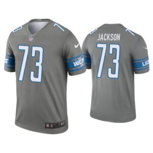 Men Jonah Jackson Detroit Lions Steel Legend Jersey