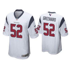 Men Jonathan Greenard Houston Texans White Game Jersey