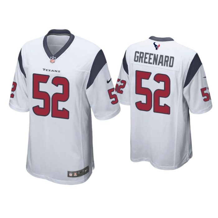 Men Jonathan Greenard Houston Texans White Game Jersey