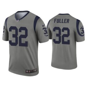 Men Jordan Fuller Los Angeles Rams Gray Inverted Legend Jersey