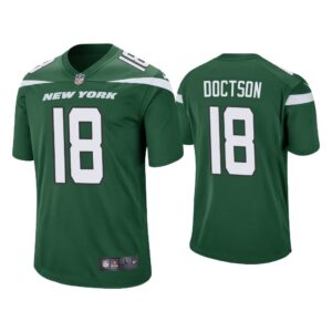 Men Josh Doctson New York Jets Green Game Jersey