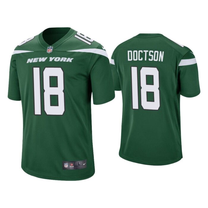 Men Josh Doctson New York Jets Green Game Jersey