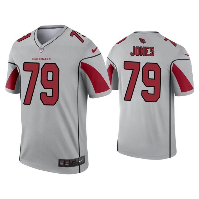 Men Josh Jones Arizona Cardinals Silver Inverted Legend Jersey