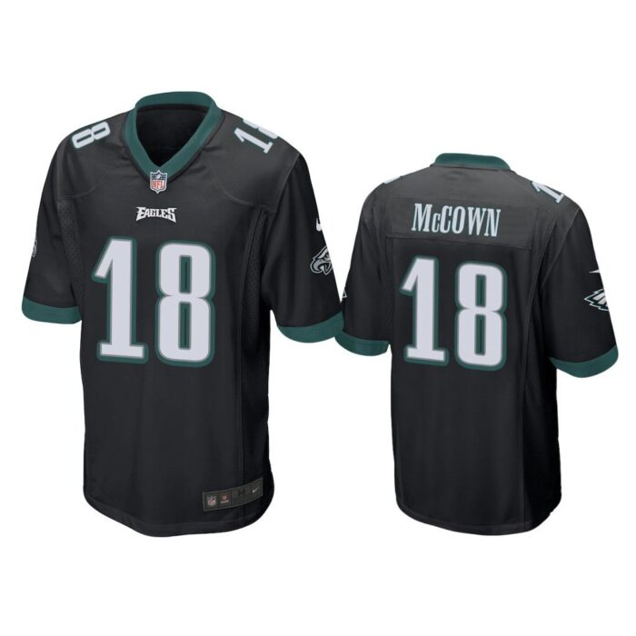 Men Josh McCown Philadelphia Eagles Black Game Jersey