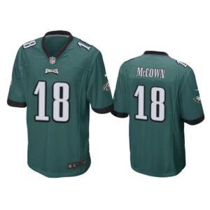 Men Josh McCown Philadelphia Eagles Green Game Jersey