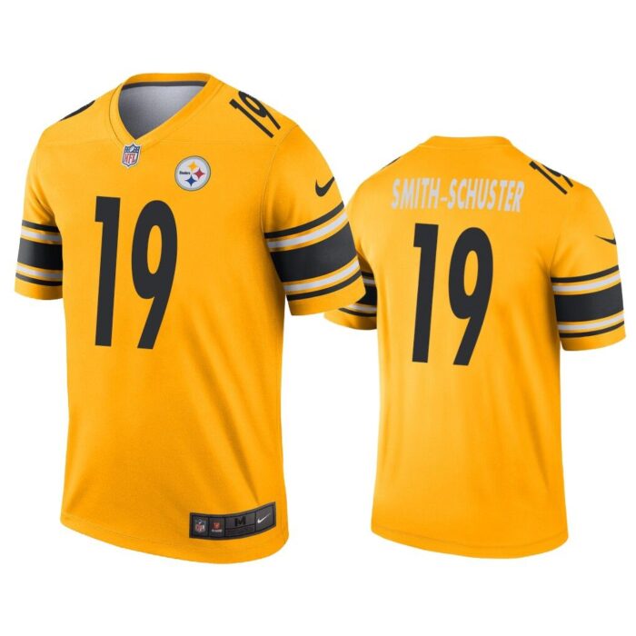 Men JuJu Smith-Schuster Pittsburgh Steelers Gold Inverted Legend Jersey