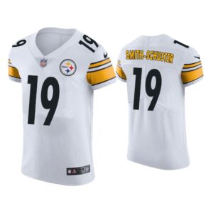 Men JuJu Smith-Schuster Pittsburgh Steelers White Vapor Elite Jersey