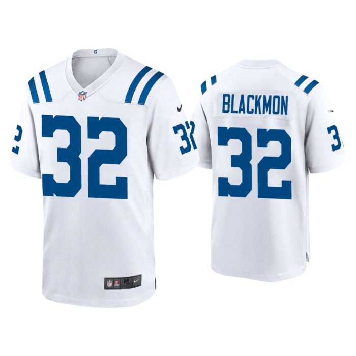 Men Julian Blackmon Indianapolis Colts White Game Jersey