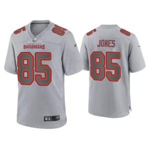 Men Julio Jones Tampa Bay Buccaneers Gray Atmosphere Fashion Game Jersey