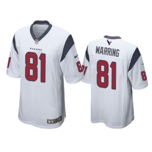 Men Kahale Warring Houston Texans White Game Jersey