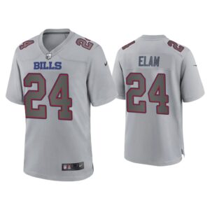 Men Kaiir Elam Buffalo Bills Gray Atmosphere Fashion Game Jersey