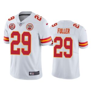 Men Kansas City Chiefs 60th Season Kendall Fuller White Limited Jersey