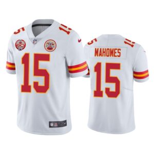 Men Kansas City Chiefs 60th Season Patrick Mahomes White Limited Jersey