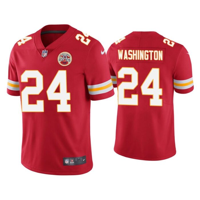 Men Kansas City Chiefs DeAndre Washington Vapor Limited Red Jersey