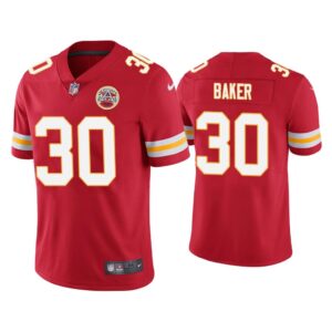 Men Kansas City Chiefs Deandre Baker Vapor Limited Red Jersey