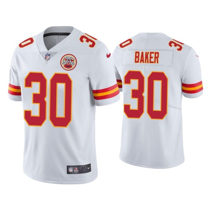 Men Kansas City Chiefs Deandre Baker Vapor Limited White Jersey