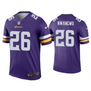 Men Kene Nwangwu Minnesota Vikings Purple Legend Jersey