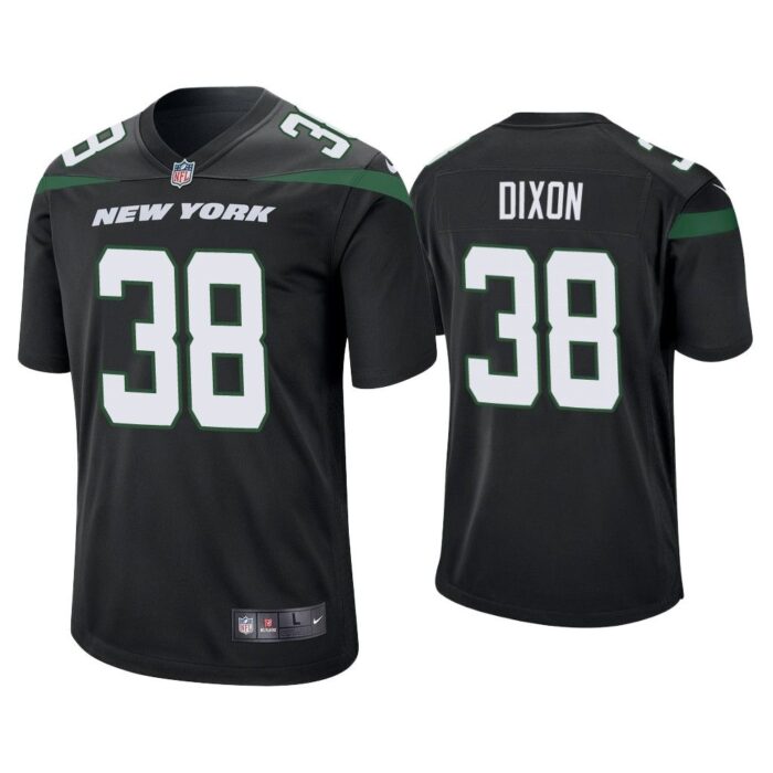 Men Kenneth Dixon New York Jets Black Game Jersey