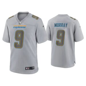 Men Kenneth Murray Los Angeles Chargers Gray Atmosphere Fashion Game Jersey