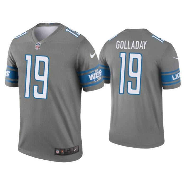 Men Kenny Golladay Detroit Lions Steel Legend Jersey