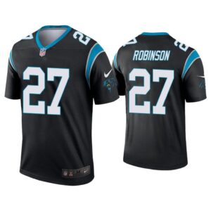 Men Kenny Robinson Carolina Panthers Black Legend Jersey