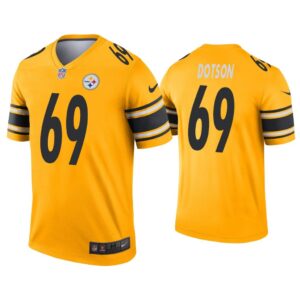 Men Kevin Dotson Pittsburgh Steelers Gold Inverted Legend Jersey