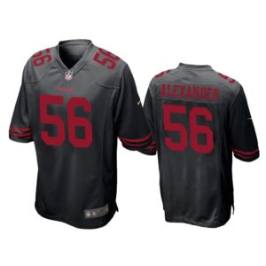 Men Kwon Alexander #56 San Francisco 49ers Black Game Jersey