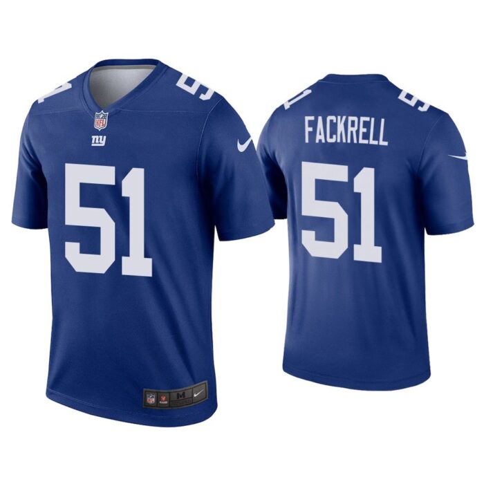 Men Kyler Fackrell New York Giants Royal Legend Jersey