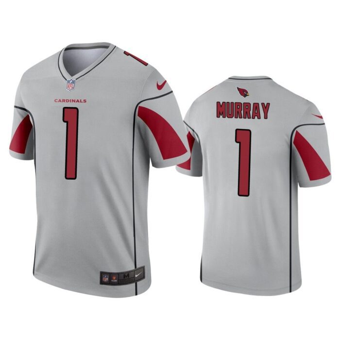 Men Kyler Murray Arizona Cardinals Silver Inverted Legend Jersey