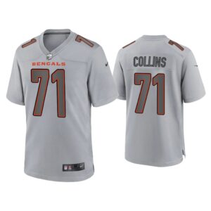 Men La'el Collins Cincinnati Bengals Gray Atmosphere Fashion Game Jersey