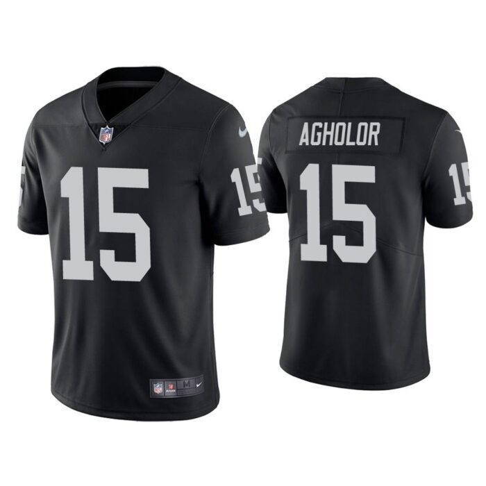 Men Las Vegas Raiders Nelson Agholor Vapor Limited Black Jersey