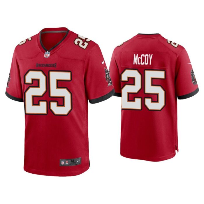 Men LeSean McCoy Tampa Bay Buccaneers Red Game Jersey