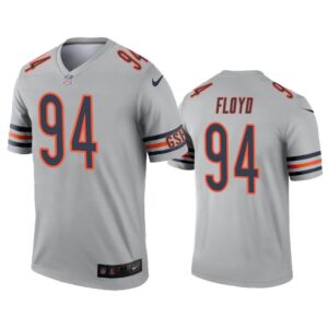 Men Leonard Floyd Chicago Bears Silver Inverted Legend Jersey