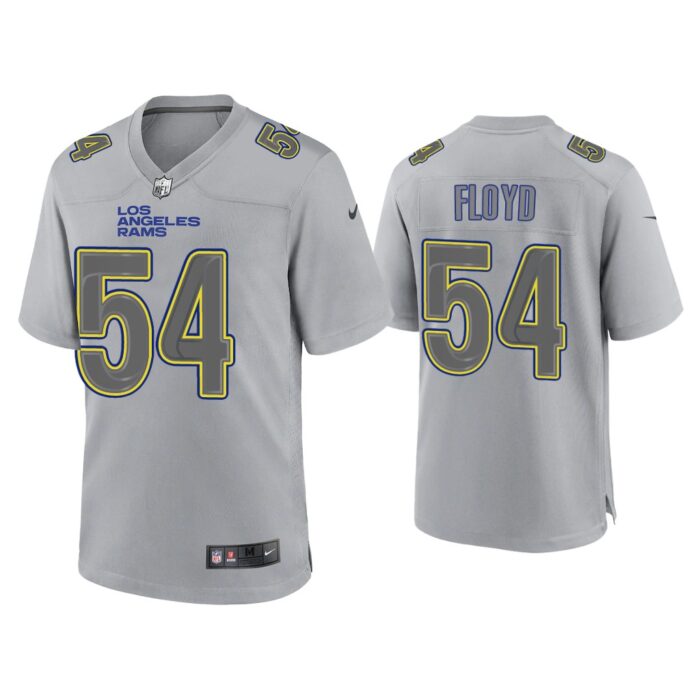 Men Leonard Floyd Los Angeles Rams Gray Atmosphere Fashion Game Jersey