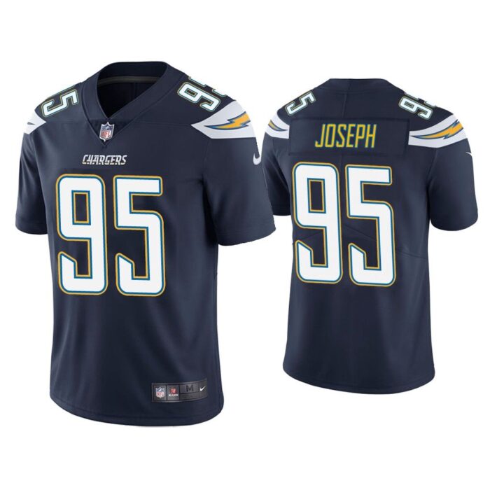 Men Los Angeles Chargers Linval Joseph Vapor Limited Navy Jersey