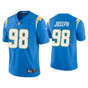 Men Los Angeles Chargers Linval Joseph Vapor Limited Powder Blue Jersey