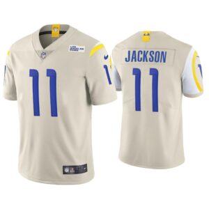 Men Los Angeles Rams DeSean Jackson Vapor Limited Bone Jersey