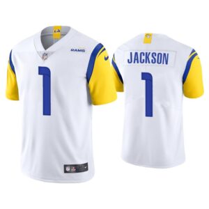 Men Los Angeles Rams DeSean Jackson Vapor Limited White Jersey