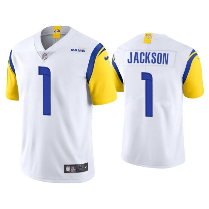 Men Los Angeles Rams DeSean Jackson Vapor Limited White Jersey