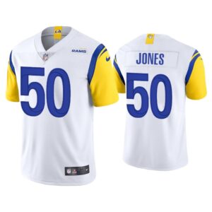 Men Los Angeles Rams Ernest Jones Vapor Limited White Jersey