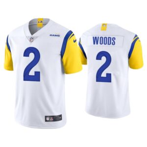 Men Los Angeles Rams Robert Woods Vapor Limited White Jersey