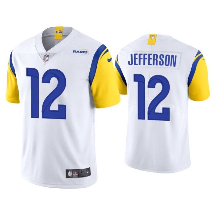 Men Los Angeles Rams Van Jefferson Vapor Limited White Jersey