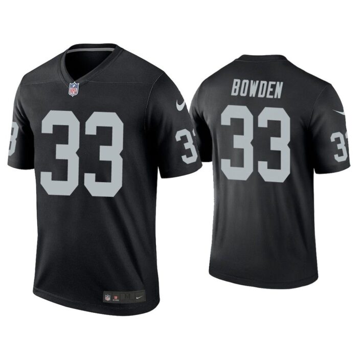 Men Lynn Bowden Las Vegas Raiders Black Legend Jersey