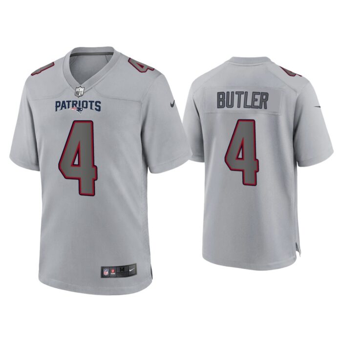 Men Malcolm Butler New England Patriots Gray Atmosphere Fashion Game Jersey