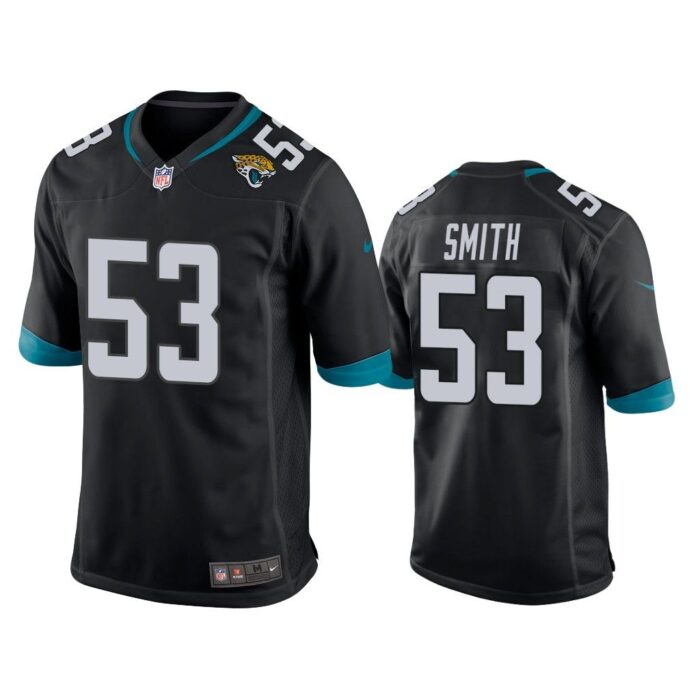 Men Malcolm Smith Jacksonville Jaguars Black Game Jersey