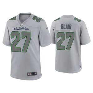 Men Marquise Blair Seattle Seahawks Gray Atmosphere Fashion Game Jersey