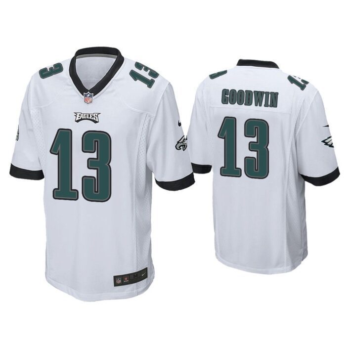 Men Marquise Goodwin Philadelphia Eagles White Game Jersey