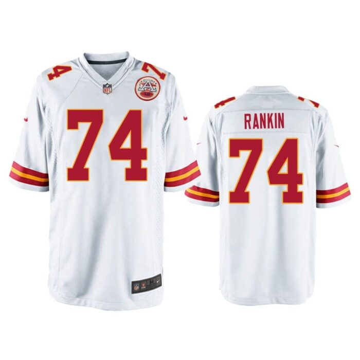 Men Martinas Rankin Kansas City Chiefs White Game Jersey