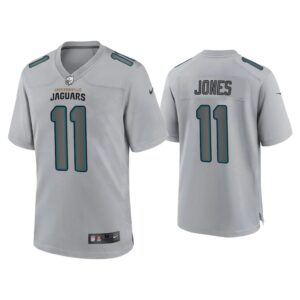 Men Marvin Jones Jacksonville Jaguars Gray Atmosphere Fashion Game Jersey