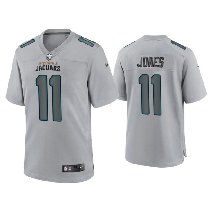 Men Marvin Jones Jacksonville Jaguars Gray Atmosphere Fashion Game Jersey